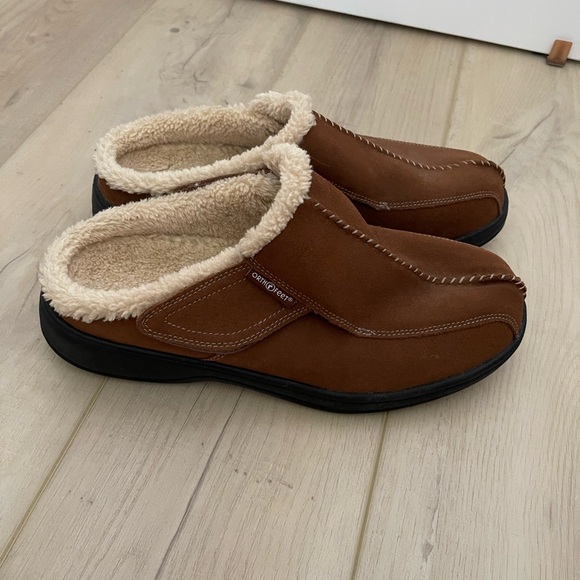 Orthofeet fleece lined slip ons - Picture 6 of 9